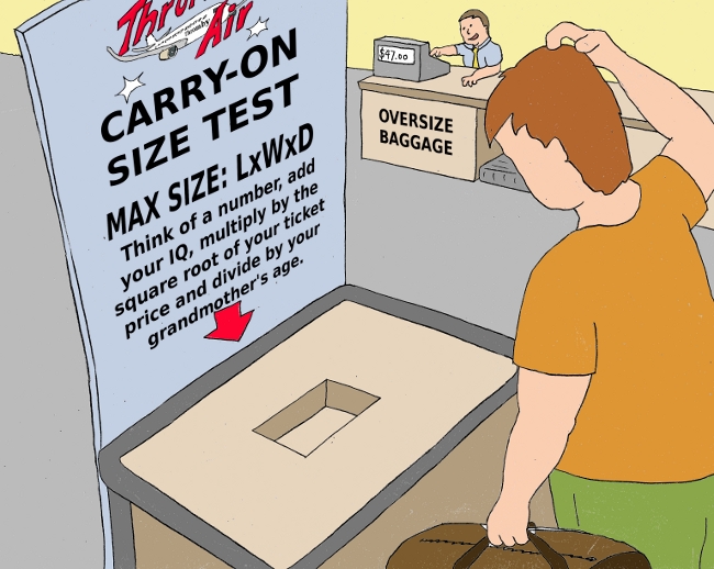 What are the standard dimensions of a carry-on bag?