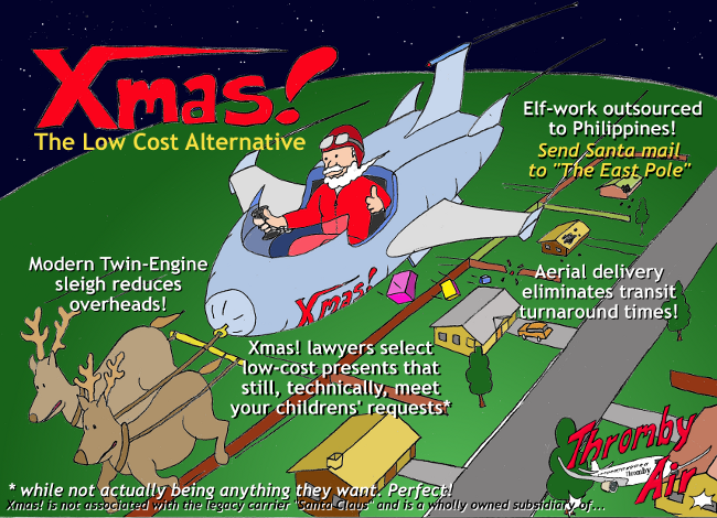 XMas - The Low Cost Christmas (LCC) alternative from Thromby Air