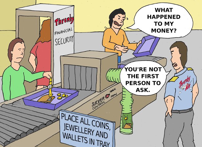 Thromby Air | Financial security at the airport
