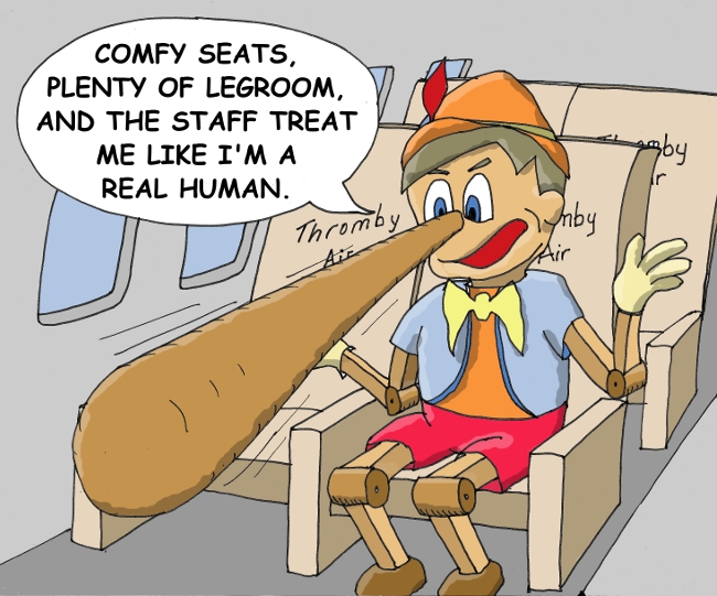 Thromby's Pinocchio Goodwill Ambassador