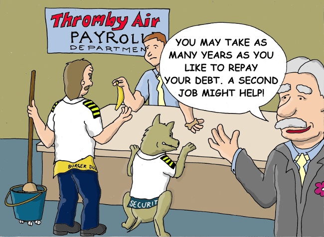 Pilot Debt Repayment - You May Take As Many Years As You Need